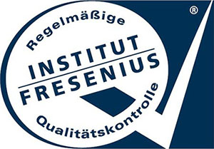 [Translate to Spanish (Peru):] [Translate to Spanish:] Logo of the independent German Fresenius Institute